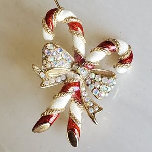 Candy Cane Brooch
